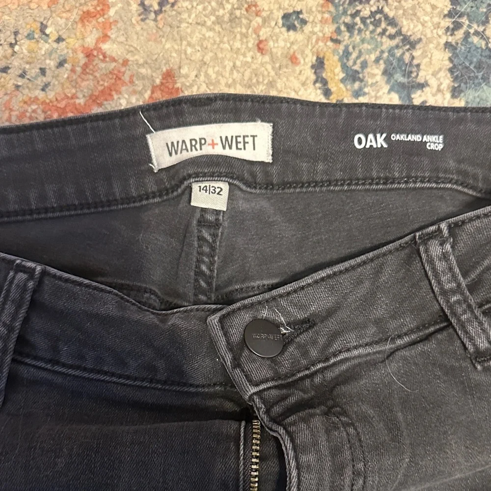 Warp + Weft‎ Charcoal Ankle Jeans - Picture 6 of 9